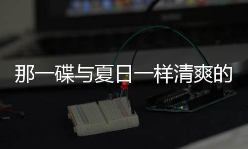 那一凉拌夏日菜碟与的小一样酸辣藕片清爽
